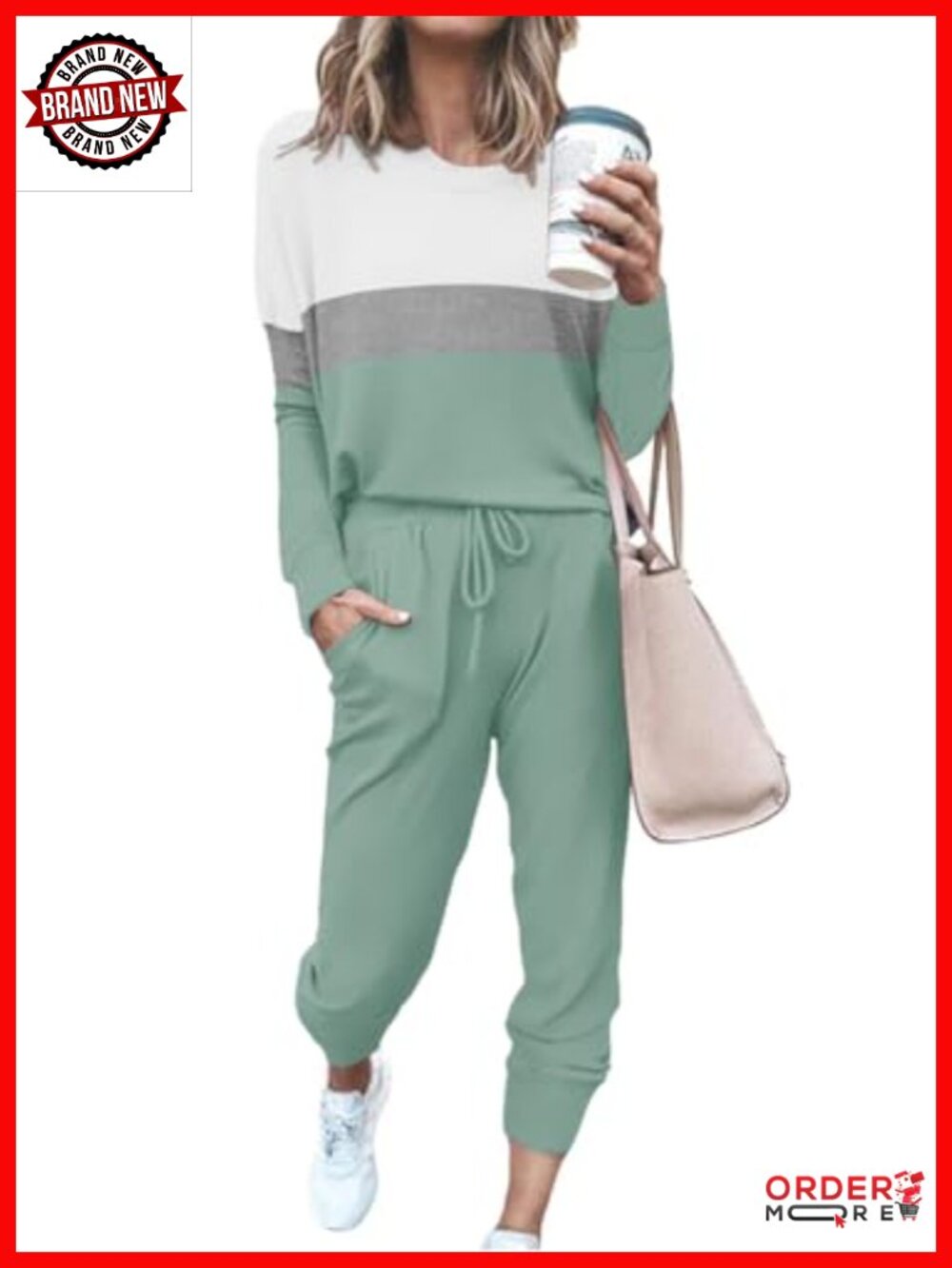 Women's Two Piece Tracksuit Set Long Sleeve Sweatsuit Lounge Set Pullover Jogger